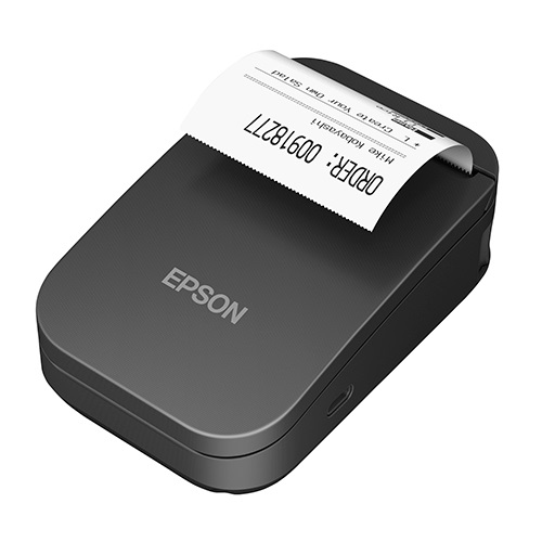 EPSON TM-P20II 2" Mobile Receipt Printer with Battery, Bluetooth, NFC, 203DPI, USB-C Cable, Black